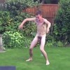 Backyard Goofing Off