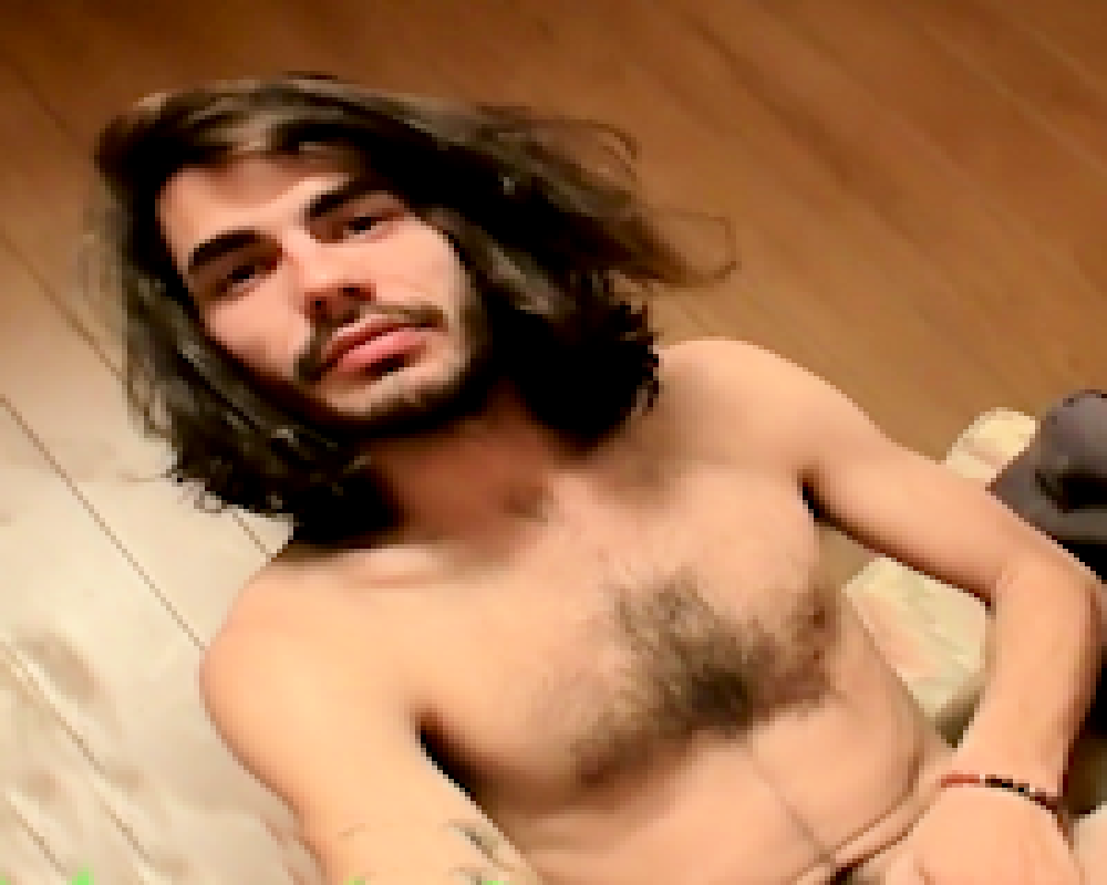 Long-Haired Sexy Man
