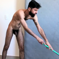 Nudist at Home