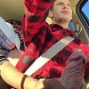 Helping his Friend Drive