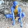 Rare Blue Bonobo