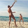 Paddle Ball at Nude Beach